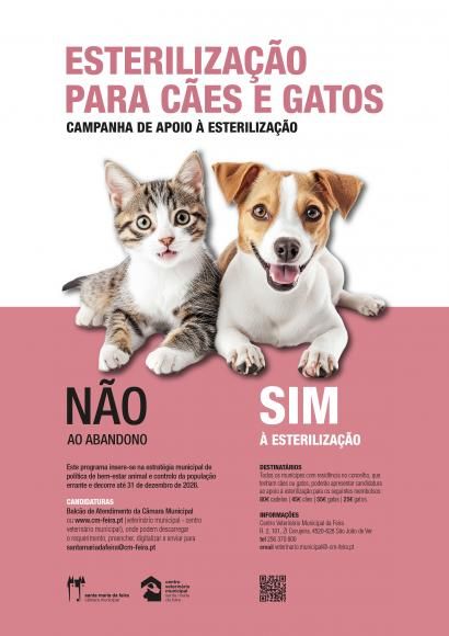 Apoio a Esteriliza&ccedil;&atilde;o