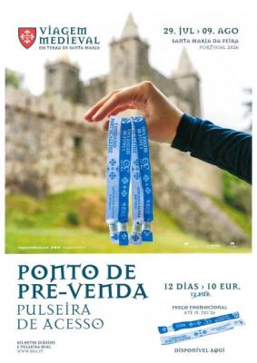 Ponto de Pr&eacute;-Venda Pulseira Acesso Viagem Medieval