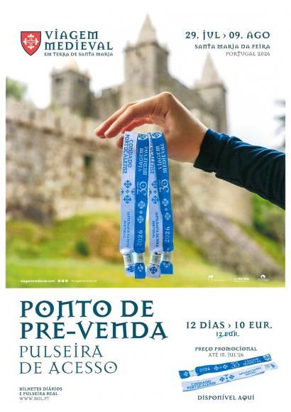Ponto de Pr&eacute;-Venda Pulseira Acesso Viagem Medieval