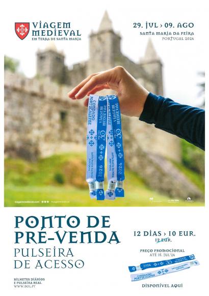Ponto de Pr&eacute;-Venda Pulseira Acesso Viagem Medieval